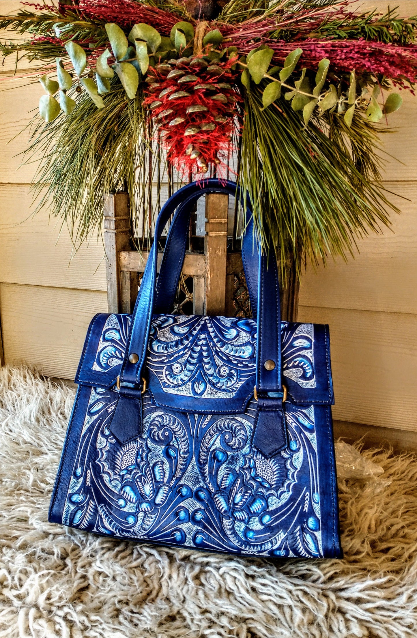 Cofre purse blue/wash