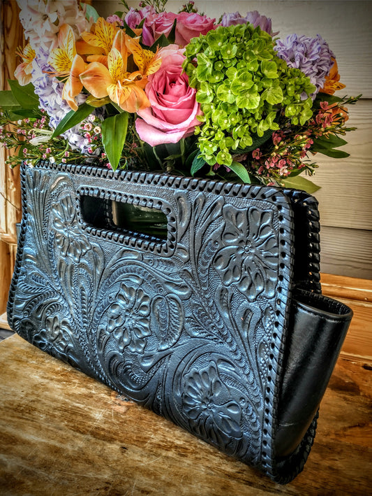 Classic Floral Pattern Hand Bag