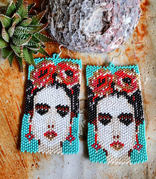 Frida inspired earrings.