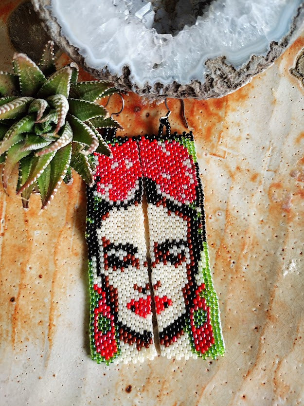 Frida inspired earrings.