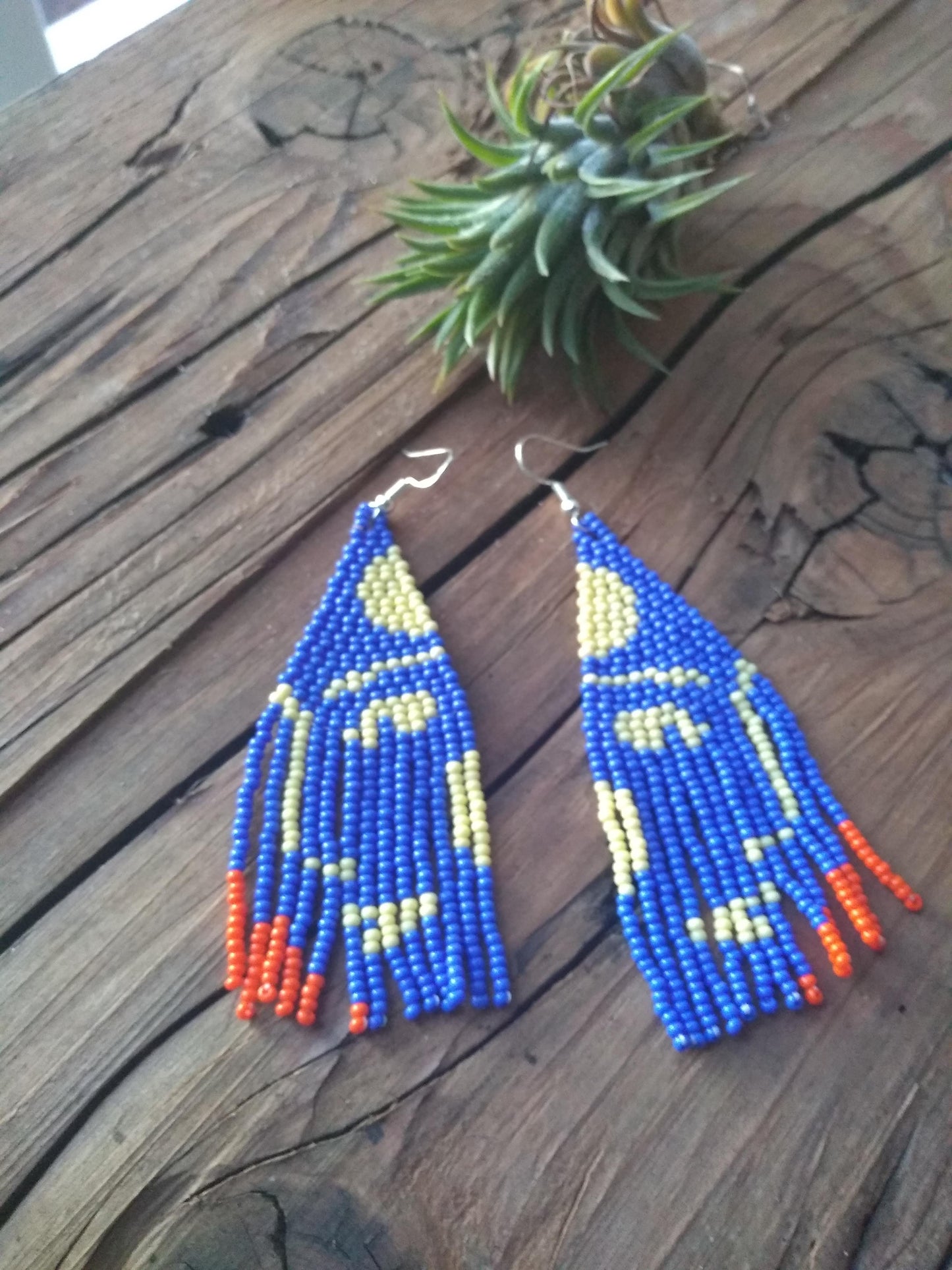 Abstract Faces Earrings