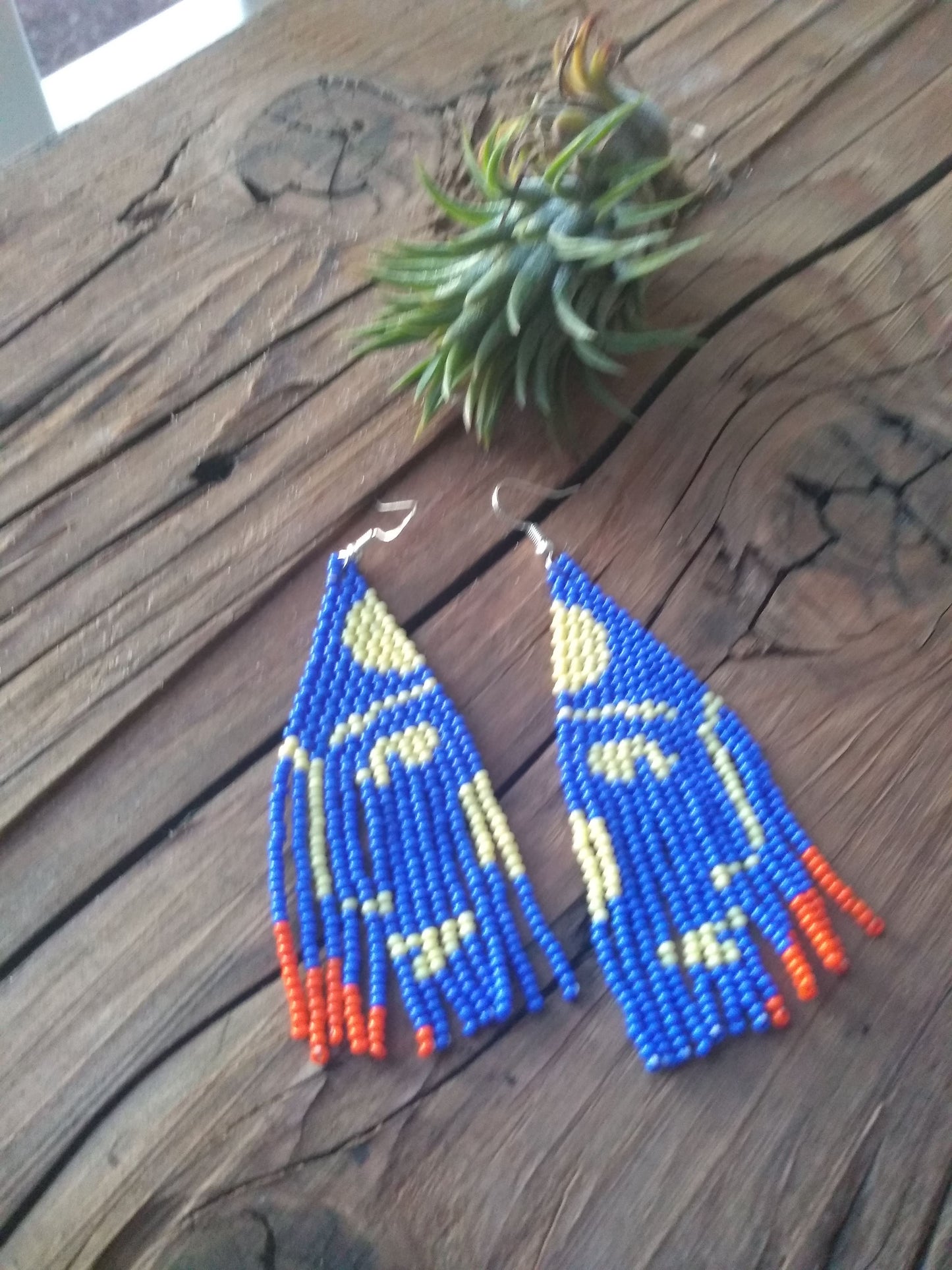 Abstract Faces Earrings