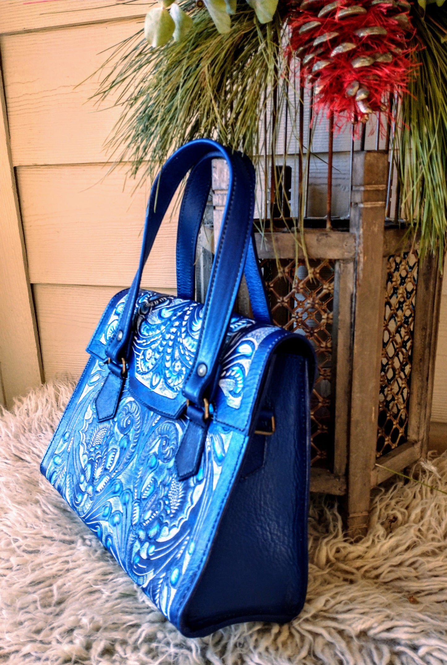 Cofre purse blue/wash