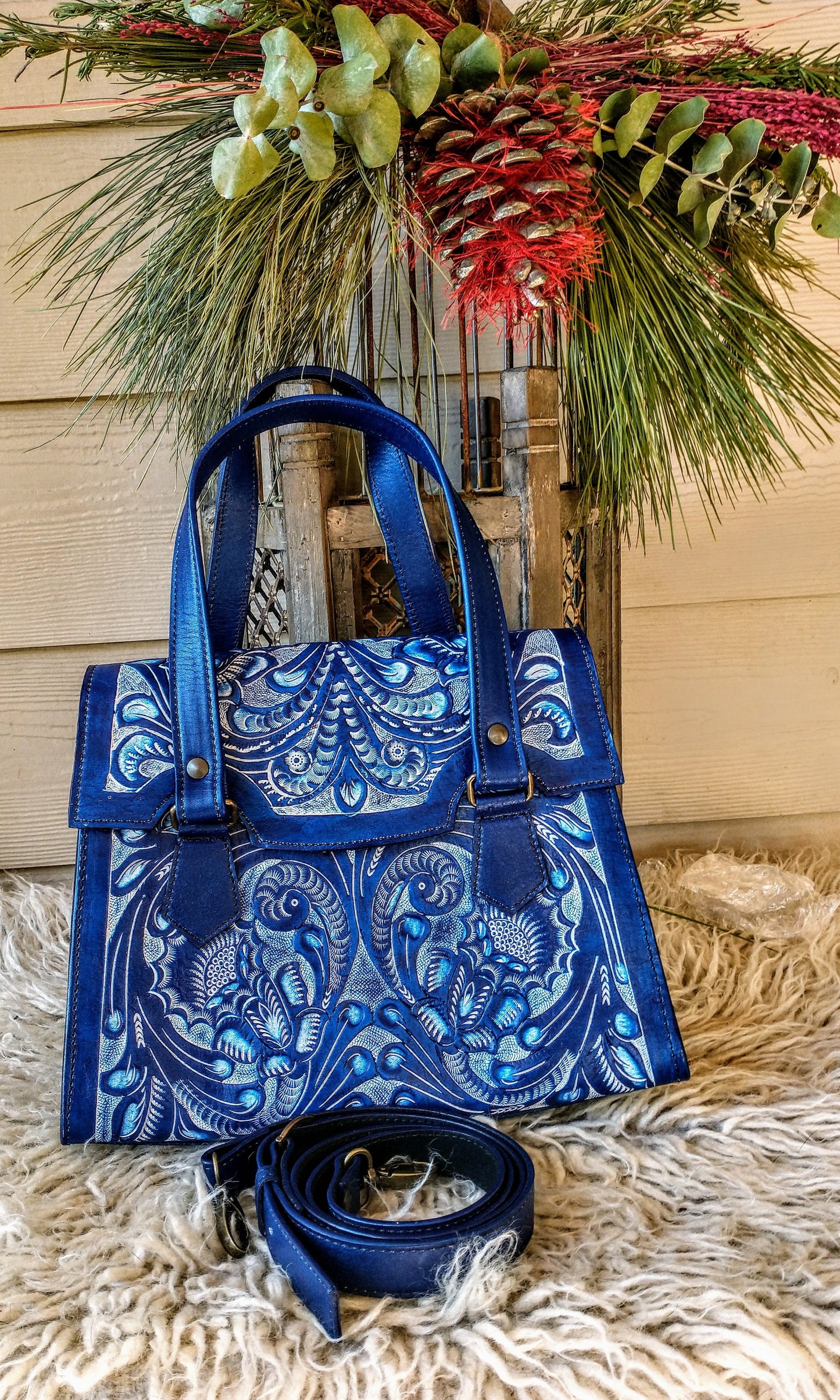 Cofre purse blue/wash