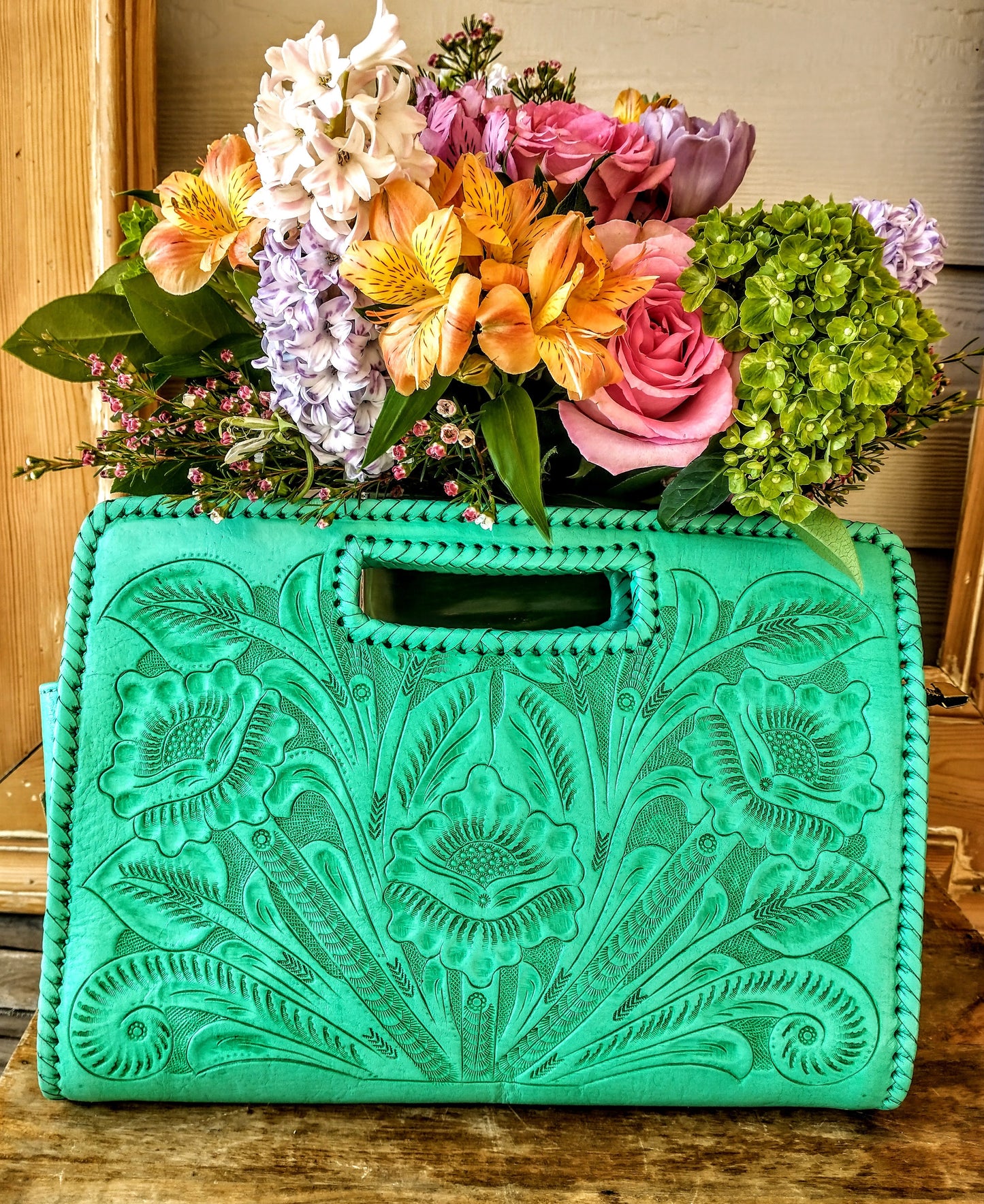 Azteca Floral Hand Bag